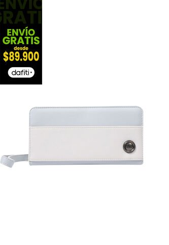 Billetera Style Lat Gris Grande Totto