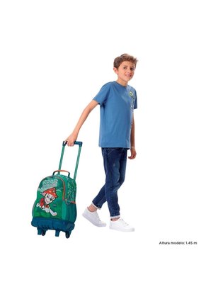 Morral Con Ruedas Niño Paw Patrol Mediano Verde