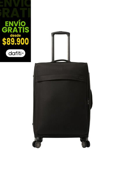 Maleta De 23 Kg 360 Canvas Mediana Negra