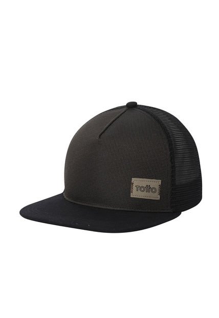 Gorra Plana Canvas Color Negra