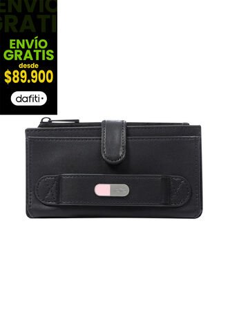 Billetera Dull L Negra Grande Totto
