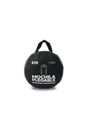 Morral De Viaje Plegable 2 En 1 Gosum Grande Negro