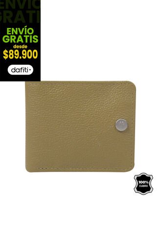 Billetera De Cuero Tooine Amarilla Pequeña Totto