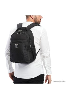 Morral Universitario Porta PC 13" Tamuly Negro Hombre