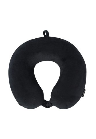 Almohada De Viaje Pylot Con Memory Foam Negra Totto