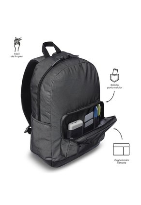 Morral Universitario Porta PC 14" Tocax Negro Mujer