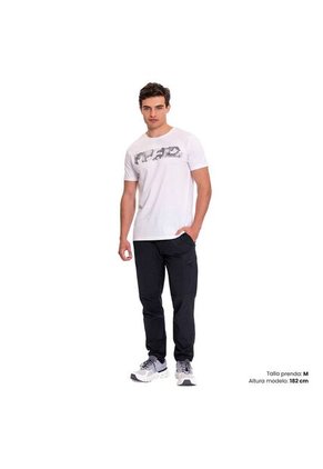 Camiseta Estampada Para Hombre Atena Manga Corta Blanca