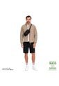 Chaqueta Acolchada Para Hombre Pedro Beige de Totto