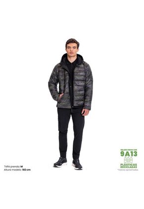 Chaqueta Acolchada Para Hombre Poma Negra