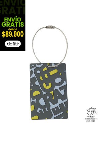 Identificador De Maletas De Viaje Travel Tag Gris Totto