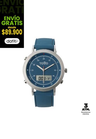 Reloj Análogo Digital Field Color Azul Totto