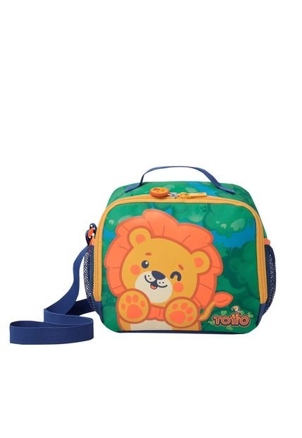 Lonchera Térmica Para Niño Little Lion Grande Azul