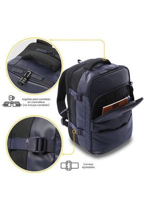 Morral Multifuncional De Viaje Mediano Trip Azul