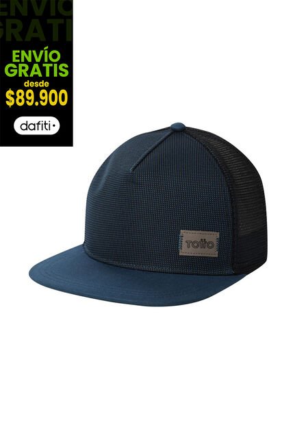 Gorra Plana Canvas Color Azul