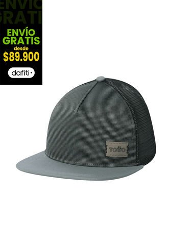 Gorra Plana Canvas Color Gris Totto