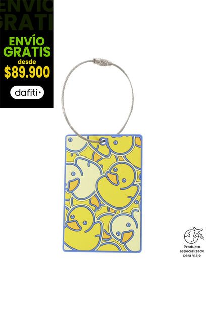 Identificador De Maletas De Viaje Travel Tag Amarillo