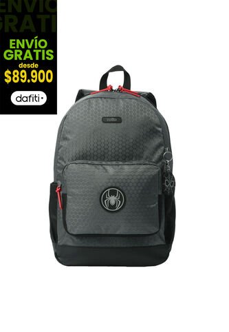 Morral Para Hombre Spider Black Mediano Negro Totto
