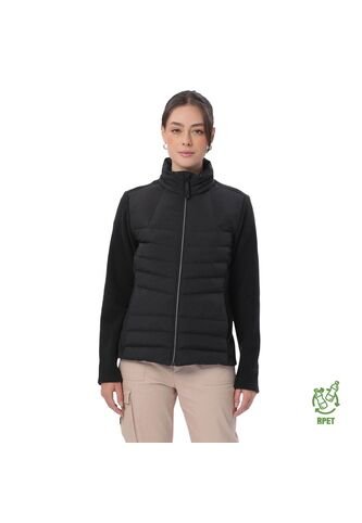 Chaqueta Acolchada Para Mujer Secuoya Negra Totto