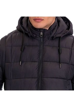 Chaqueta Acolchada Para Hombre Atlantida 2 En 1 Negra