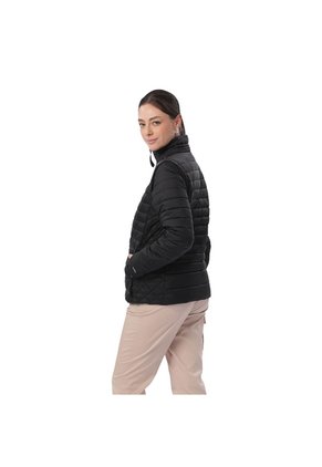 Chaqueta Acolchada 2 En 1 Para Mujer Chalina Negra