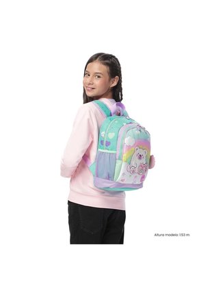 Morral + Libro Para Colorear Little Magic Arcoíris Niña Mediano