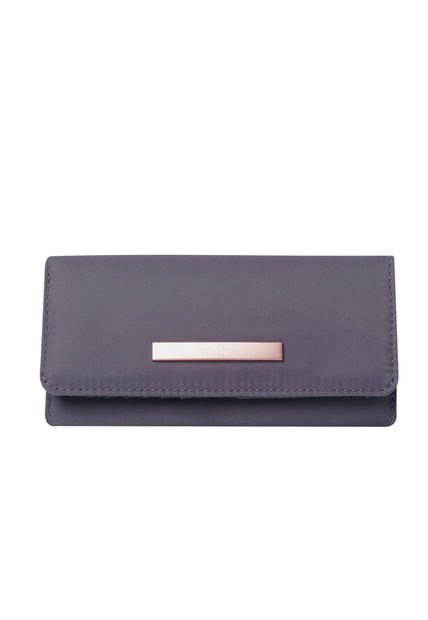 Billetera Adelaide 2 Con RFID Blocker Morada