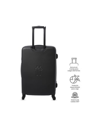 Maleta De Viaje Mediana 360 Bazy Verde/Negra