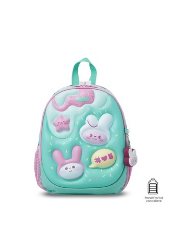 Morral Para Niña Bunny Pump Pequeño Verde Totto