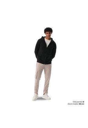 Buzo Deportivo Para Hombre Rushout Negro
