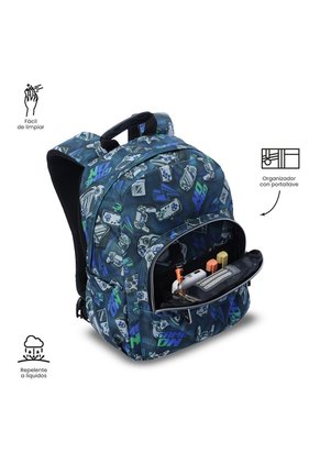 Morral Juvenil Tempera Pequeño Azul
