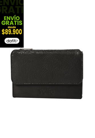 Billetera Montana Con RFID Blocker Negra Totto