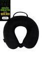 Almohada De Viaje Memory Foam Jet Pillow Negra de Totto