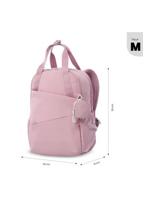 Morral Universitario Suzuka Porta PC 15.4" Morado Mujer