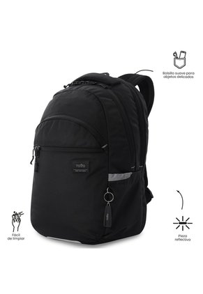 Morral Universitario Porta PC 15.4" Indo Negro Unisex