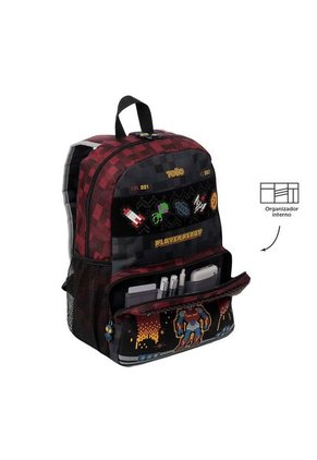 Morral Para Niño Digibot Mediano Rojo