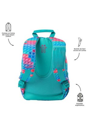 Morral Para Mujer Juvenil Porta PC 10" Tempera Rosado