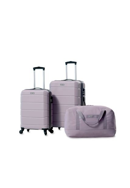 Combo De Maletas Para Viaje Rayatta S + M +Tula