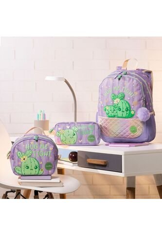 Combo Escolar Morral Kacty Mediano + Lonchera Y Cartuchera Totto