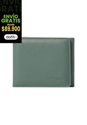 Billetera Ermatto Con RFID Blocker Verde Totto