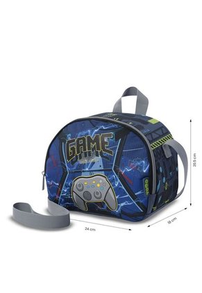 Combo Escolar Morral Game Blue + Lonchera Y Cartuchera