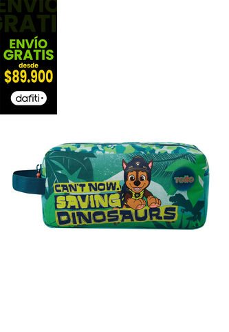 Cartuchera Escolar Para Niño Paw Patrol Verde Totto