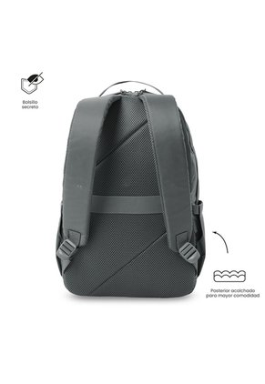 Morral Universitario Dytto Porta PC 15" Gris
