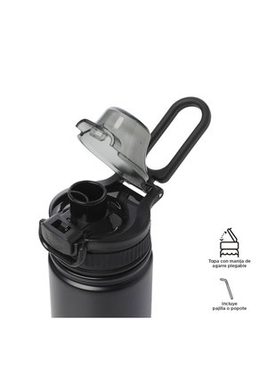 Botilito Térmico Jet 350 Ml Negro
