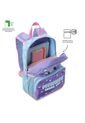 Morral Para Niña Minnie Pequeño Morado Con Corazones de Totto