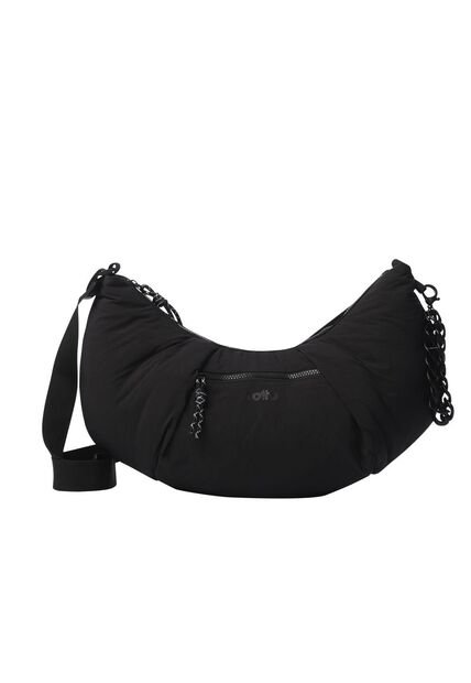 Bolso Banana Bag Para Mujer Escandinavia Mediano Negro