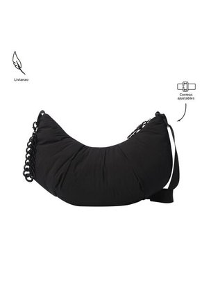 Bolso Banana Bag Para Mujer Escandinavia Mediano Negro