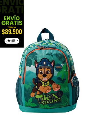 Morral Escolar Para Niño Paw Patrol Mediano Verde Totto