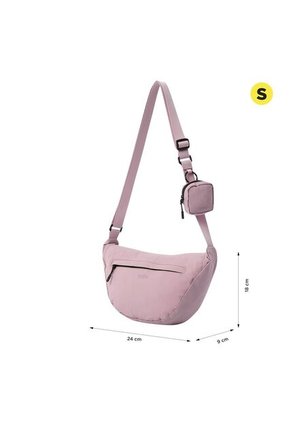 Bolso Pequeño Para Mujer Rowan Crossbody Rosado