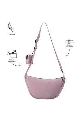 Bolso Pequeño Para Mujer Rowan Crossbody Rosado