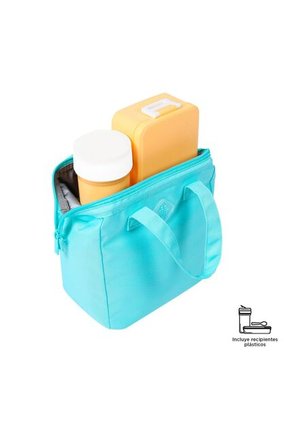 Lonchera Para Almuerzo Orientto Mujer Azul